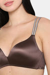 Wacoal Padded Non-Wired 3/4Th Coverage T-Shirt Bra - Dark Brown — thumbnail 5